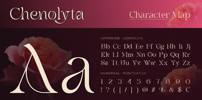 Chenolyta Font Poster 2