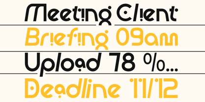 Gisgax Font Poster 3