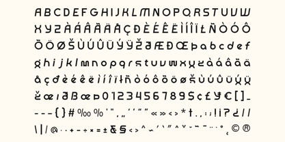 Gisgax Font Poster 10