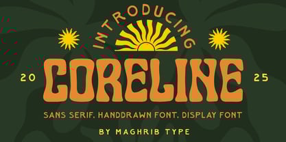 Coreline Font Poster 1