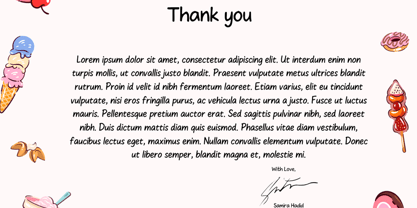 Fruit tale Font Poster 6