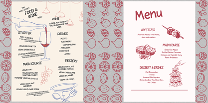 Fruit tale Font Poster 4