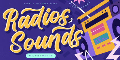 Restock Funkys Font Poster 3