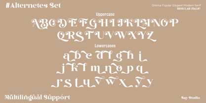 Dilema Figular Font Poster 11