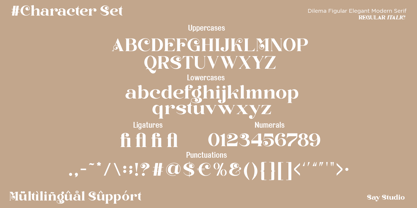 Dilema Figular Font Poster 10