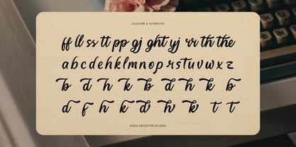 Lerafina Rumored Font Poster 12