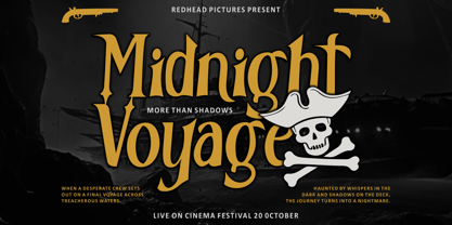 Black Crest Font Poster 2