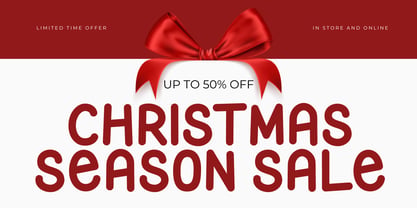 Christmas Starshine Font Poster 2