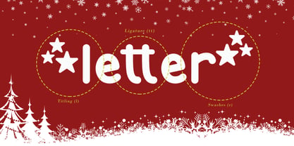 Christmas Starshine Font Poster 6