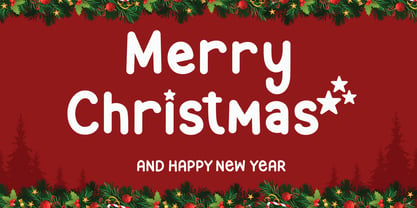 Christmas Starshine Font Poster 5