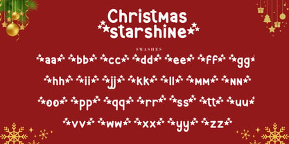Christmas Starshine Font Poster 8