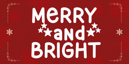 Christmas Starshine Font Poster 3