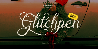 Glitchpen Pixalete Font Poster 1
