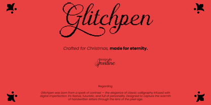 Glitchpen Pixalete Font Poster 2
