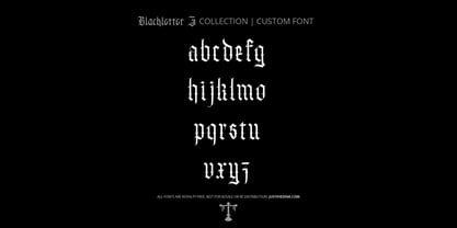 Raven Gothic Font Poster 3