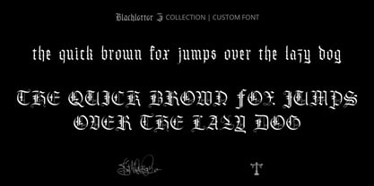 Raven Gothic Font Poster 4
