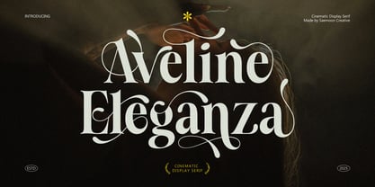 Aveline Eleganza Font Poster 1