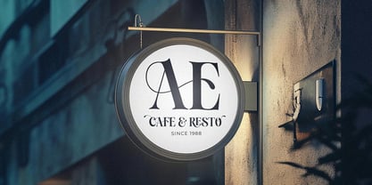 Aveline Eleganza Font Poster 12