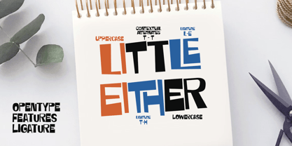 Smithy Plated Font Poster 8
