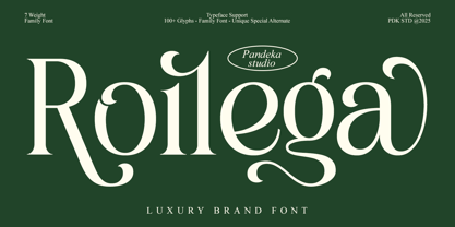 Roilega Font Poster 1