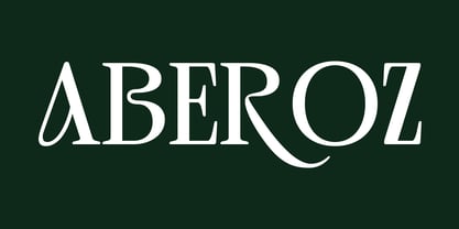 Aberoz Font Poster 1