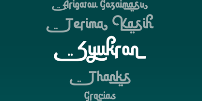 Saudi Arabia Font Poster 9