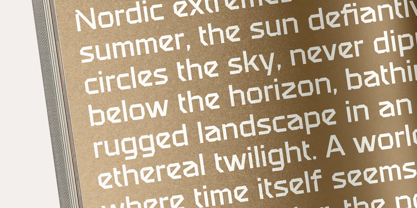 Arenal Font Poster 10