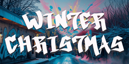 Santoria Graffiti Font Poster 2