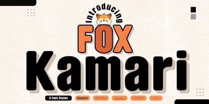 Fox Kamari Font Poster 1