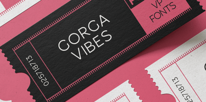 Gorga S VF Font Poster 2
