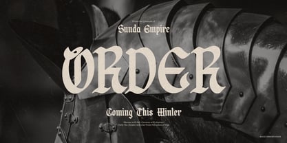 Qindret Font Poster 3
