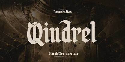 Qindret Font Poster 1