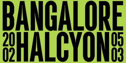GC Conrode Font Poster 12