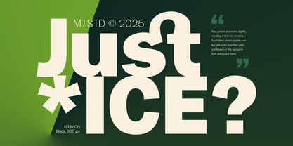 Gavion Font Poster 14