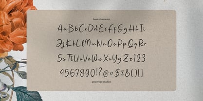 Single Whimney Font Poster 10