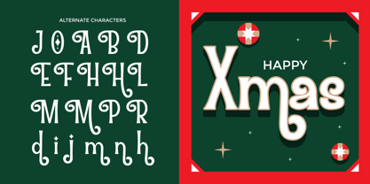 Criemas Font Poster 5