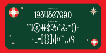 Criemas Font Poster 4