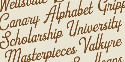 Wellsville Font Poster 10
