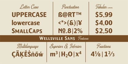 Wellsville Font Poster 4