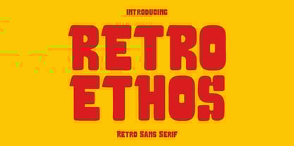 WR Retro Ethos Font Poster 1