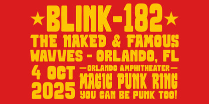 WR Retro Ethos Font Poster 4