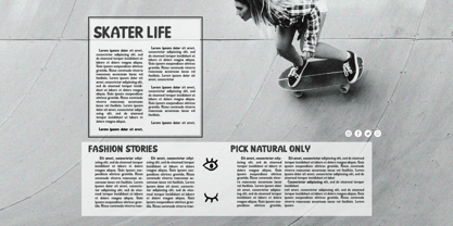 Blocky Vintage Font Poster 3