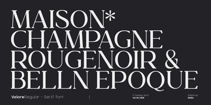 Valore Font Poster 7