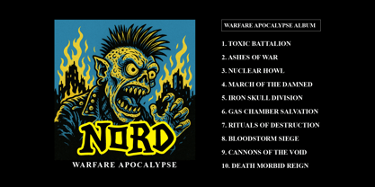 Genetiz Font Poster 3