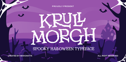 Krull Morgh Font Poster 1
