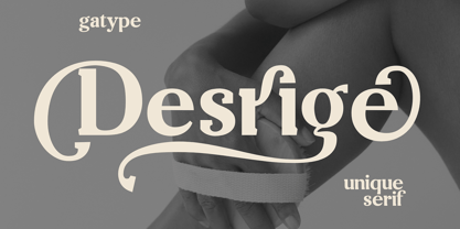 Desrige Font Poster 1