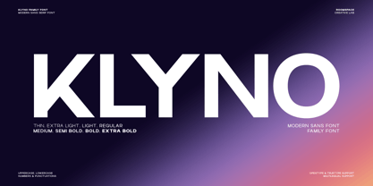 Klyno Font Poster 1