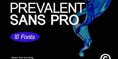Prevalent Sans Pro Font Poster 1