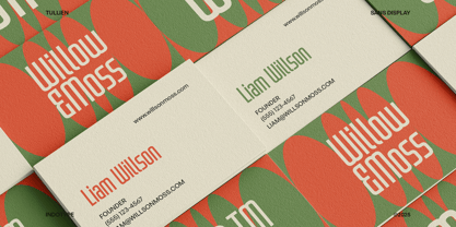 IT Tullien Font Poster 7