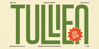 IT Tullien Font Poster 1